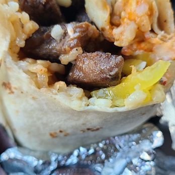 Beef bulgogi kimchi burrito