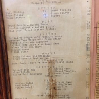 Chicago Cafe - The menu...very old menu. - Chinese Near Me - Woodland, California