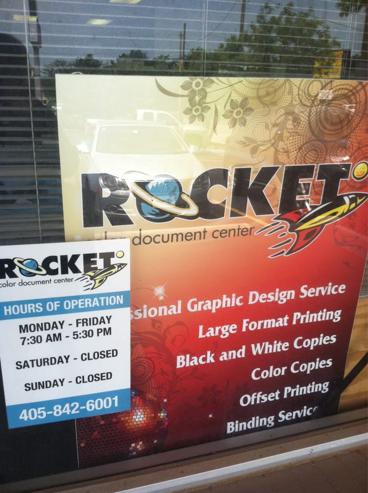 ROCKET COLOR - Printing Services - 6905 N May Ave, Oklahoma City, OK ...