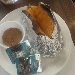Baked sweet potato