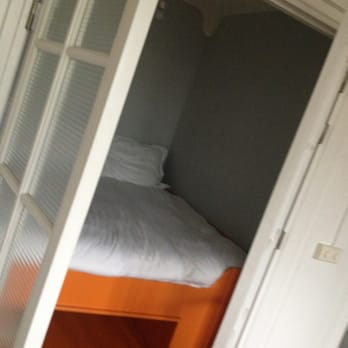 Lloyd Hotel - Master bed tucked in cubby hole of wall - Hotels Near Me - Amsterdam, New Hampshire