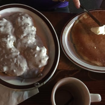 Oddfellas Pub & Eatery - Biscuits with gravy and side of pancakes - wow! - Irish Near Me - Auburn, Washington Oddfellas Pub & Eatery - Biscuits with gravy and side of pancakes - wow! - Irish Near Me - Auburn, Washington