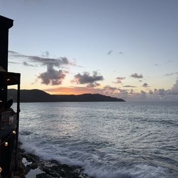 Ama Cane Bay - Bar and waves - Seafood Near Me - St. Croix, Virgin Islands