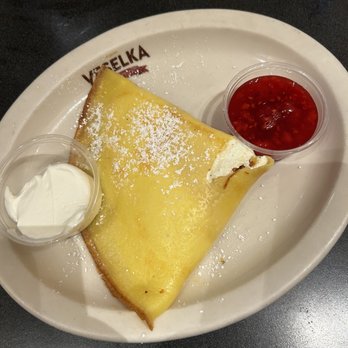 Veselka - Cheese Blintz Single - Ukrainian Near Me - New York, New York Veselka - Cheese Blintz Single - Ukrainian Near Me - New York, New York