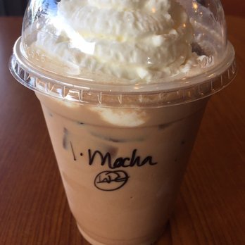 Clouds Rest Coffee - Mocha iced coffee with whipped cream. - Coffee & Tea Near Me - Oakhurst, California