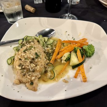 Tuscano Italian Kitchen - Chicken Picatta with Zoodles (no pasta) - Italian Near Me - Cedar Park, Texas Tuscano Italian Kitchen - Chicken Picatta with Zoodles (no pasta) - Italian Near Me - Cedar Park, Texas