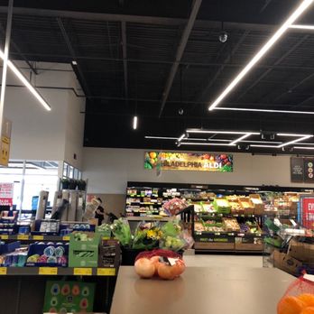ALDI - View from register of produce section - Grocery Near Me - Philadelphia, Pennsylvania