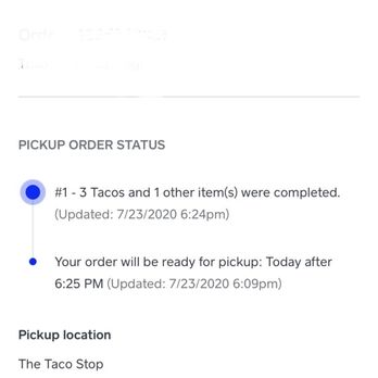 The Taco Stop - Nice little update on your orders! - Food Trucks Near Me - Fort Collins, Colorado