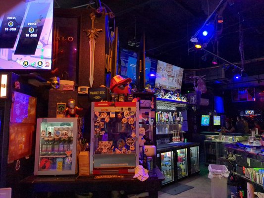 Player 1 Video Game Bar by null
