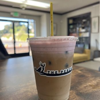 The Perch - Earl Grey Latte with Lavender Sea Cream Foam - Coffee & Tea Near Me - Fullerton, California