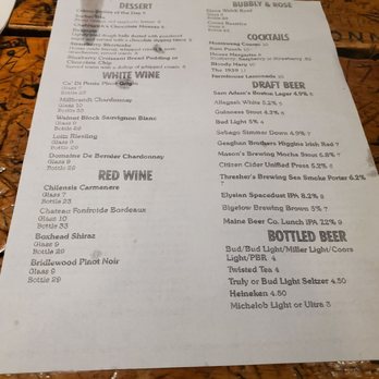 Montsweag Restaurant - Drink & Dessert Menu late May 2020 - American Near Me - Woolwich, Maine Montsweag Restaurant - Drink & Dessert Menu late May 2020 - American Near Me - Woolwich, Maine