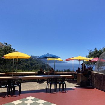 Nepenthe - Front outside patio area - New American Near Me - Big Sur, California