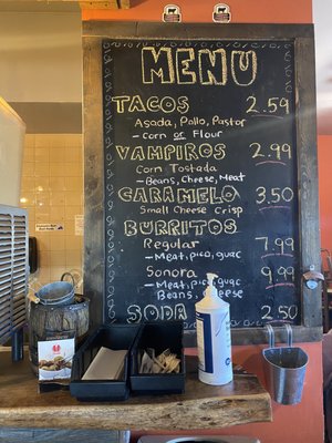 Menu photo 3 Sonora Taco Shop Phoenix, AZ