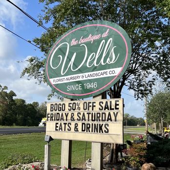 Wells Florist, Nursery & Landscape - sign for sale - Landscaping Near Me - Sweeny, Texas Wells Florist, Nursery & Landscape - sign for sale - Landscaping Near Me - Sweeny, Texas