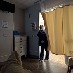 University of Maryland St. Joseph Medical Center - The view from my bed in the pre-op room
