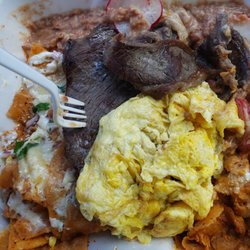 Gladys Taqueria Y Pupuseria - Chilequiles on point! My favorite food truck great fresh made pupusas the best I've had so far! Really nice respectful couple