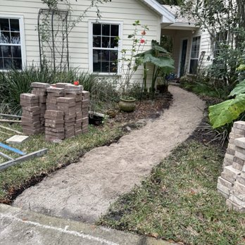 Sil Pavers - Walkway before paving - Masonry/Concrete Near Me - Jacksonville, Florida Sil Pavers - Walkway before paving - Masonry/Concrete Near Me - Jacksonville, Florida