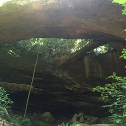 Natural Bridge from below