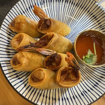 Manaao - "Crispy Shrimp Cake Rolls" Po-pia Tod Mun Goong - Thai Near Me - Tustin, California Manaao - "Crispy Shrimp Cake Rolls" Po-pia Tod Mun Goong - Thai Near Me - Tustin, California