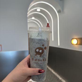 7 Miles Tea Lab - Black sesame under the clouds drink - Bubble Tea Near Me - Artesia, California