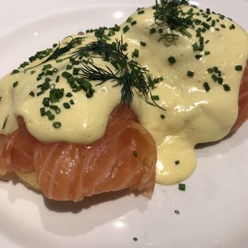 Sadelle's - Salmon Eggs Benedict - Breakfast & Brunch Near Me - Las Vegas, Nevada