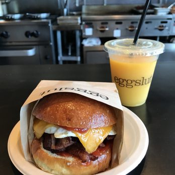 Eggslut - Bacon, egg and cheese sandwich - Breakfast & Brunch Near Me - Los Angeles, California Eggslut - Bacon, egg and cheese sandwich - Breakfast & Brunch Near Me - Los Angeles, California