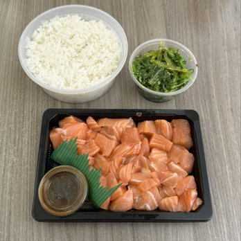 Basa Seafood Express - Shoyu Salmon Poke Combo - Poke Near Me - Castro Valley, California Basa Seafood Express - Shoyu Salmon Poke Combo - Poke Near Me - Castro Valley, California