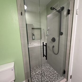 All OC Kitchen & Bath & Design - New frameless glass shower enclosure - General Contractors Near Me - Laguna Hills, California