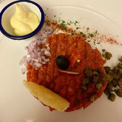 Café Aarbergerhof - Feuriges Beefsteak Tatar