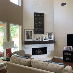 Custom Corners - Custom cherry mantle