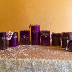 Candles by Faith - Cabernet Sauvignon 2X3square to3X9 rounds and 4" rounds just call to order.