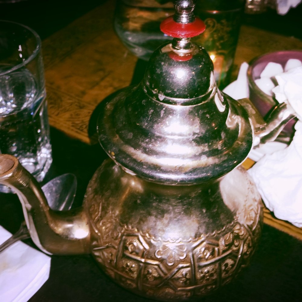 Dada Restaurant - Marrocan green tea served as they would. Really tasty ! - Moroccan Near Me - Dublin, D