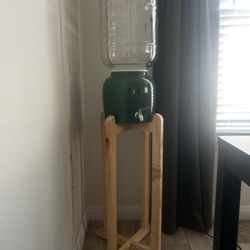 D & J Water & Ice - 5 Gallon water jug with dispenser and stand