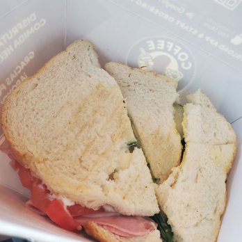 Coffee Nutzz - Ham Panini not toasted right and bread in pieces. - Coffee & Tea Near Me - Rialto, California Coffee Nutzz - Ham Panini not toasted right and bread in pieces. - Coffee & Tea Near Me - Rialto, California