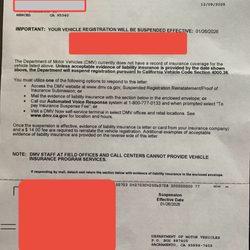 DMV - DMV Merced and in Sacto claim I no longer own my vehicle and I cannot submit Affidavit of Non Use!  Recall Newsom.