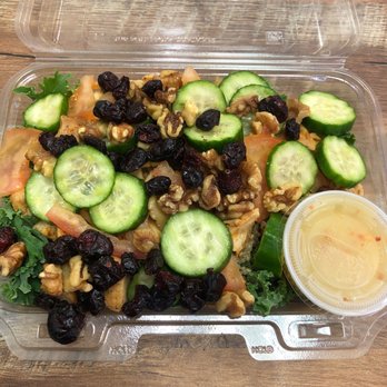 Bite Better Salads N More - My order--Caribbean superfood chicken salad with mango vinaigrette - Sandwiches Near Me - Redlands, California