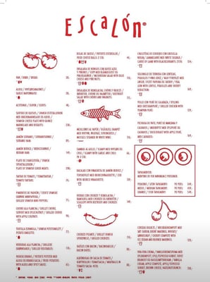 Menu photo 4 Escalón Tapasrestaurant Oslo, 03