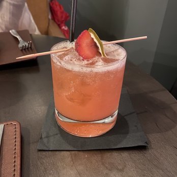 Toro by Chef Richard Sandoval - $22 strawberry margarita, it was good but I don't know about the price point - Latin American Near Me - Dania Beach, Florida Toro by Chef Richard Sandoval - $22 strawberry margarita, it was good but I don't know about the price point - Latin American Near Me - Dania Beach, Florida