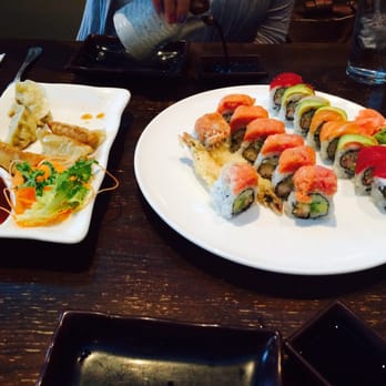 Sake Steak House - Rainbow roll and red dragon - Japanese Near Me - Mansfield, Massachusetts Sake Steak House - Rainbow roll and red dragon - Japanese Near Me - Mansfield, Massachusetts