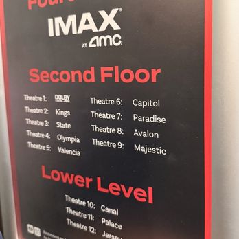 AMC Lincoln Square 13 - IMAX takes up floors 3 and 4 - Cinema Near Me - New York, New York