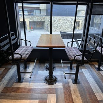 Cabin Juice Elevated Eatery & Bar - Ski lift seats - Breakfast & Brunch Near Me - Breckenridge, Colorado