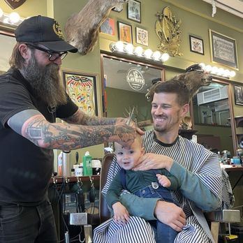 Manly & Sons Barber - Baby's first haircut! - Barbers Near Me - Portland, Oregon