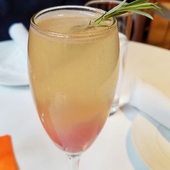 Kafe Leopold - Raspberry Peach Rosemary Bellini - Austrian Near Me - Washington, DC, District of Columbia Kafe Leopold - Raspberry Peach Rosemary Bellini - Austrian Near Me - Washington, DC, District of Columbia