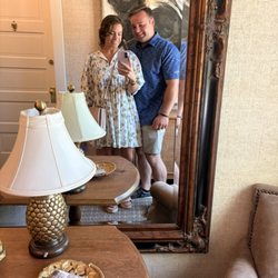 Amazing mirror outside our room