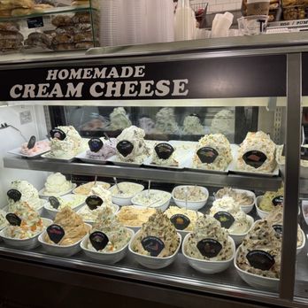 Liberty Bagels - Variety of cream cheeses - Bagels Near Me - New York, New York
