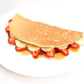 Genius Nutrition - a crepe with strawberries and bananas - Juice Bars & Smoothies Near Me - New York, New York Genius Nutrition - a crepe with strawberries and bananas - Juice Bars & Smoothies Near Me - New York, New York