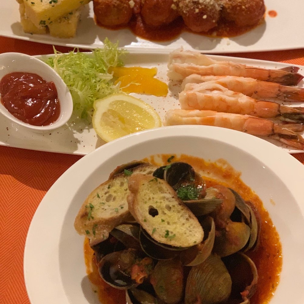 Sinatra - Polpettine, Gamberoni, Frank 's Clams Posilipo - Italian Near Me - Las Vegas, Nevada Sinatra - Polpettine, Gamberoni, Frank 's Clams Posilipo - Italian Near Me - Las Vegas, Nevada