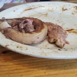 Huge steak but so much fat Huge steak but so much fat
