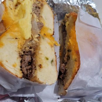 Bagel Bagel - steak egg and cheese - Bagels Near Me - Liverpool, New York