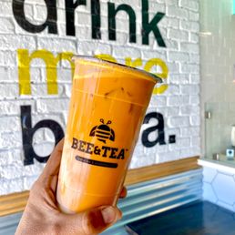 Thai tea. Really good. Thai tea. Really good.